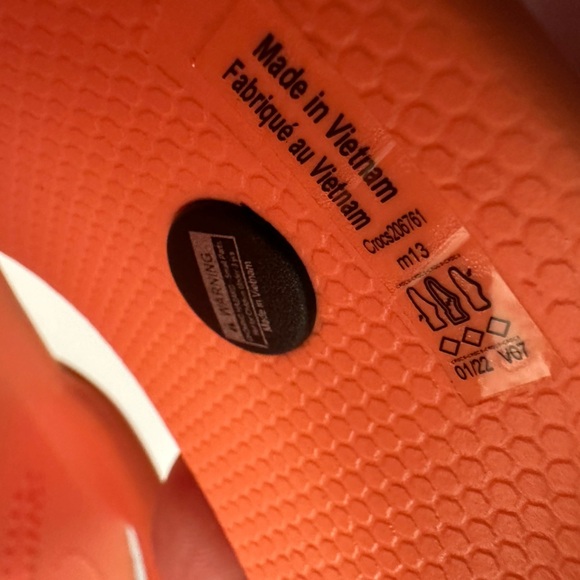 Crocs Classic Unisex Two Strap Slide Sandal Size Men 13 - Picture 7 of 12